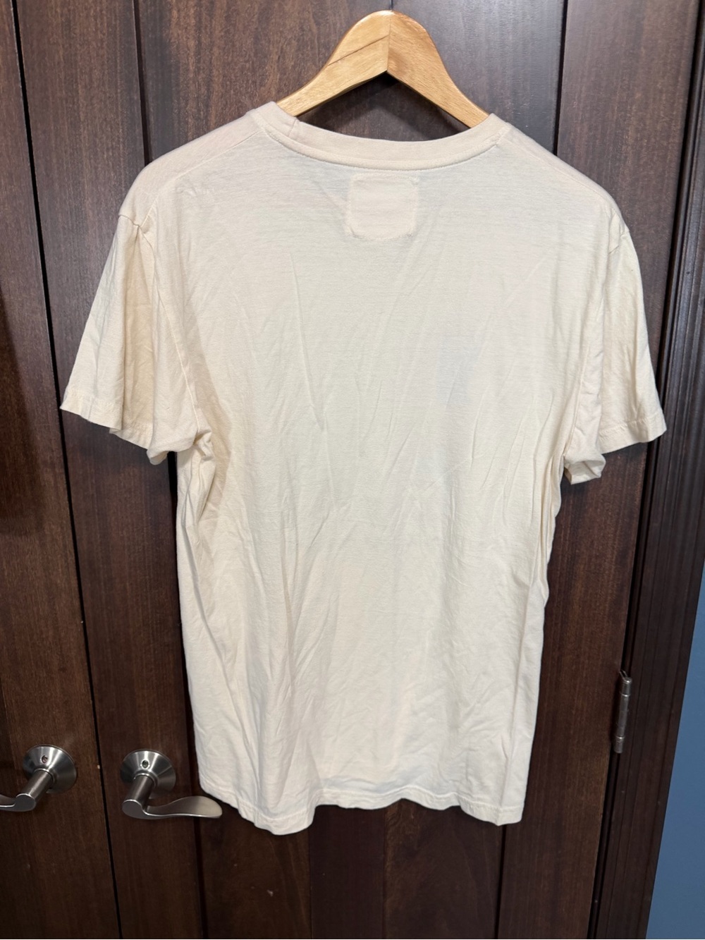 NWOT Ford Bronco Men's Retro Graphic Tee - Cream with Blue Print - M - Picture 4 of 4